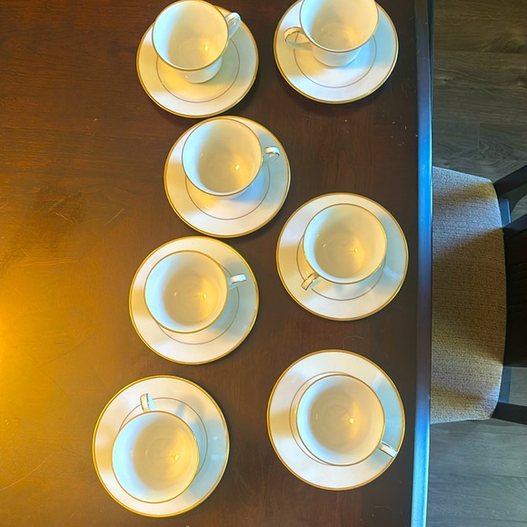 Noritake Heritage 2982 - Teacups and saucers in mint condition. 7 sets. - Picture 1 of 5